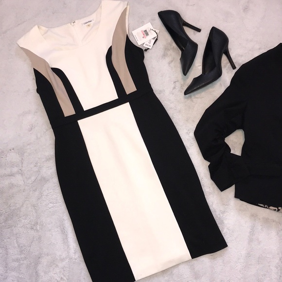 Calvin Klein Dresses & Skirts - Brand New Calvin Klein Colorblock Dress